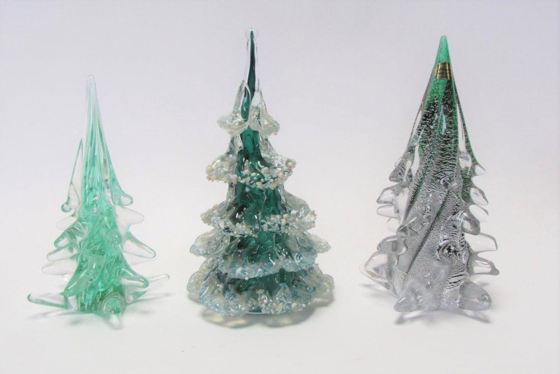 Three Murano Glass Trees (1 of 9)