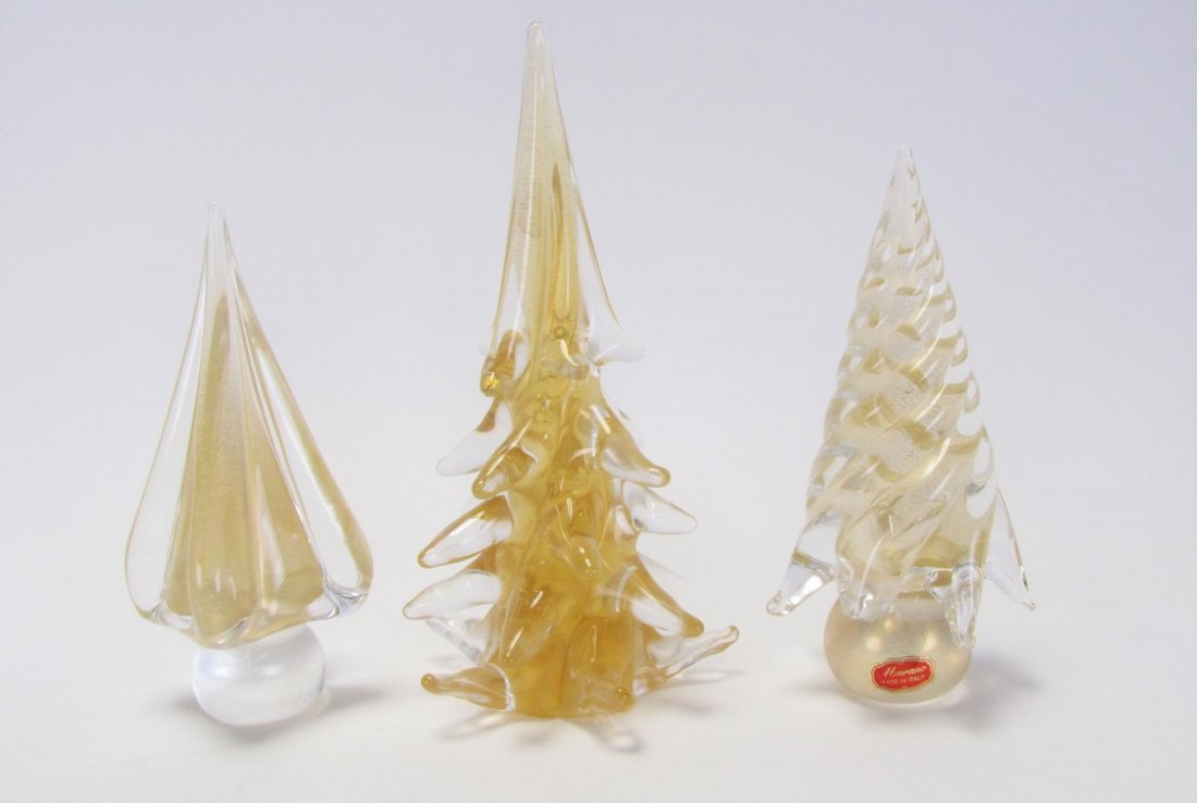 Three Murano Glass Trees (1 of 5)