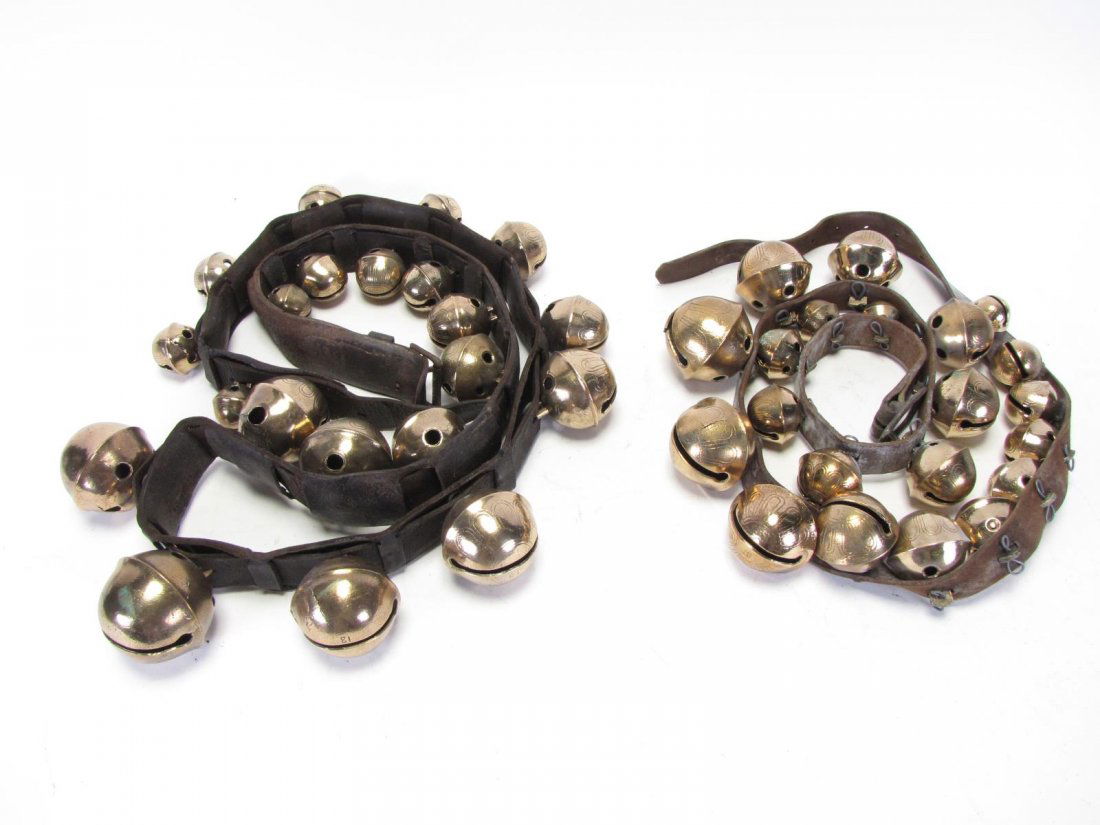 Two Sets of Antique Brass Sleigh Bells (1 of 8)