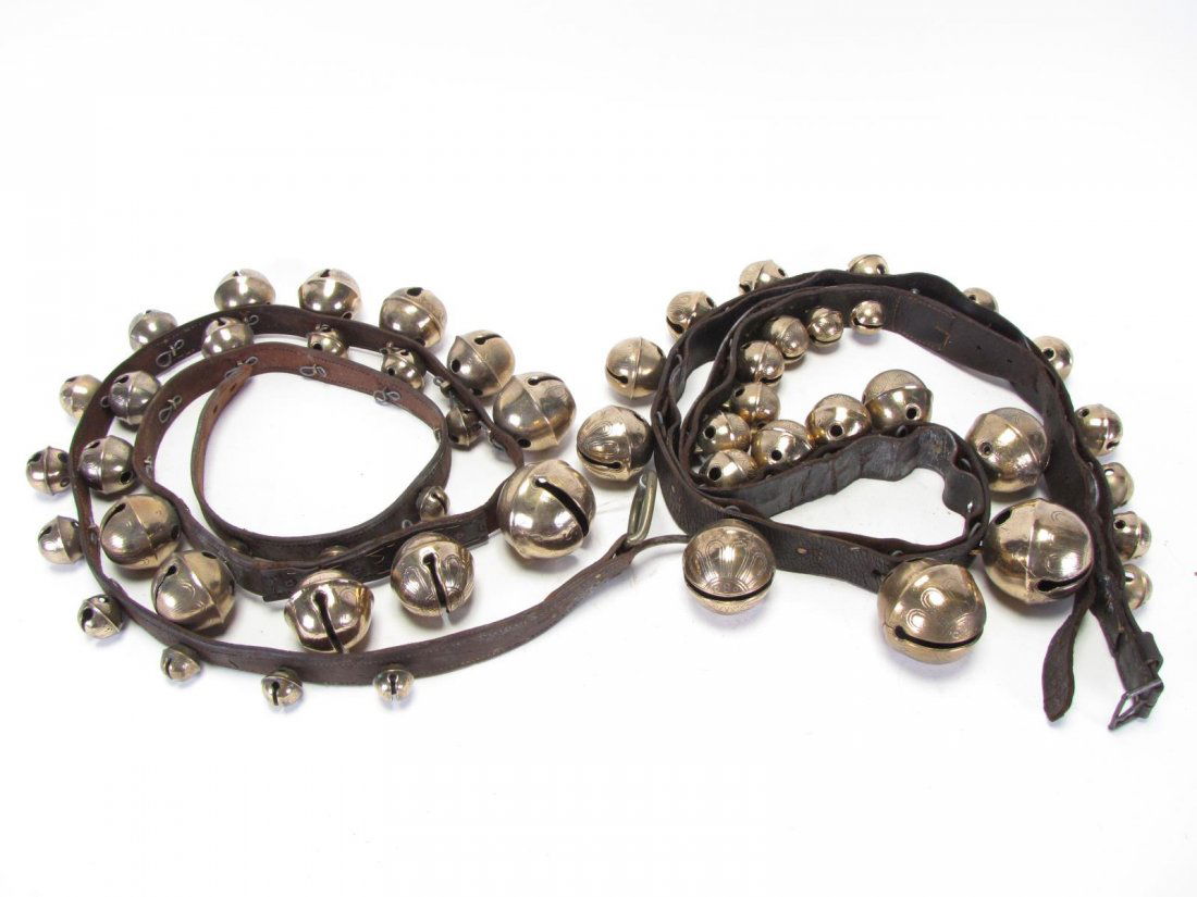 Two Sets of Antique Brass Sleigh Bells (1 of 8)