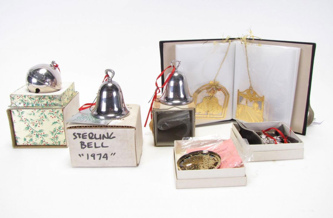 Group of Christmas Ornaments and Bells (1 of 10)