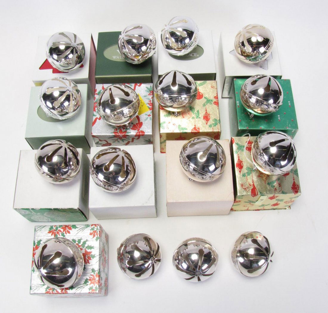 Collection of Wallace Silverplate Sleigh Bells (1 of 2)