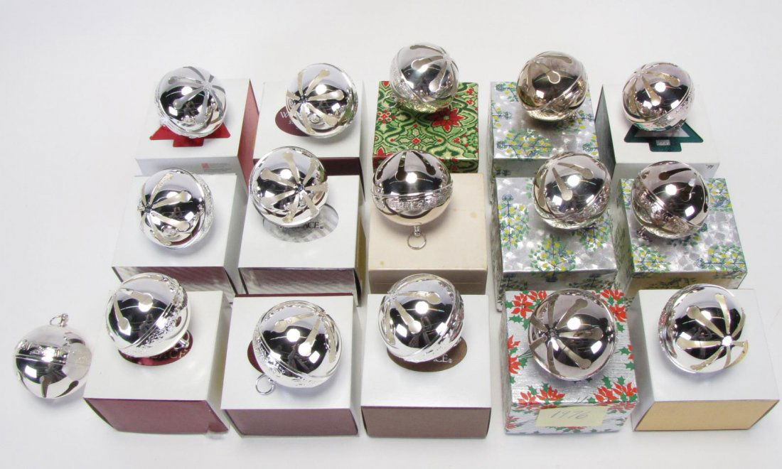 Collection of Wallace Silverplate Sleigh Bells (1 of 2)
