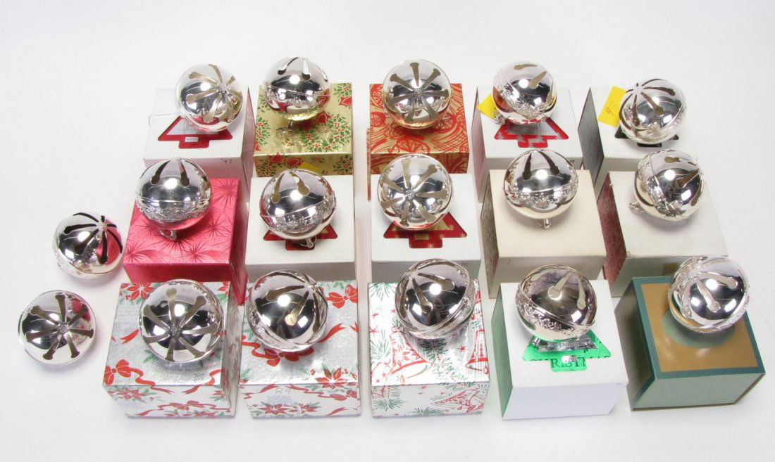 Collection of Wallace Silverplate Sleigh Bells (1 of 3)