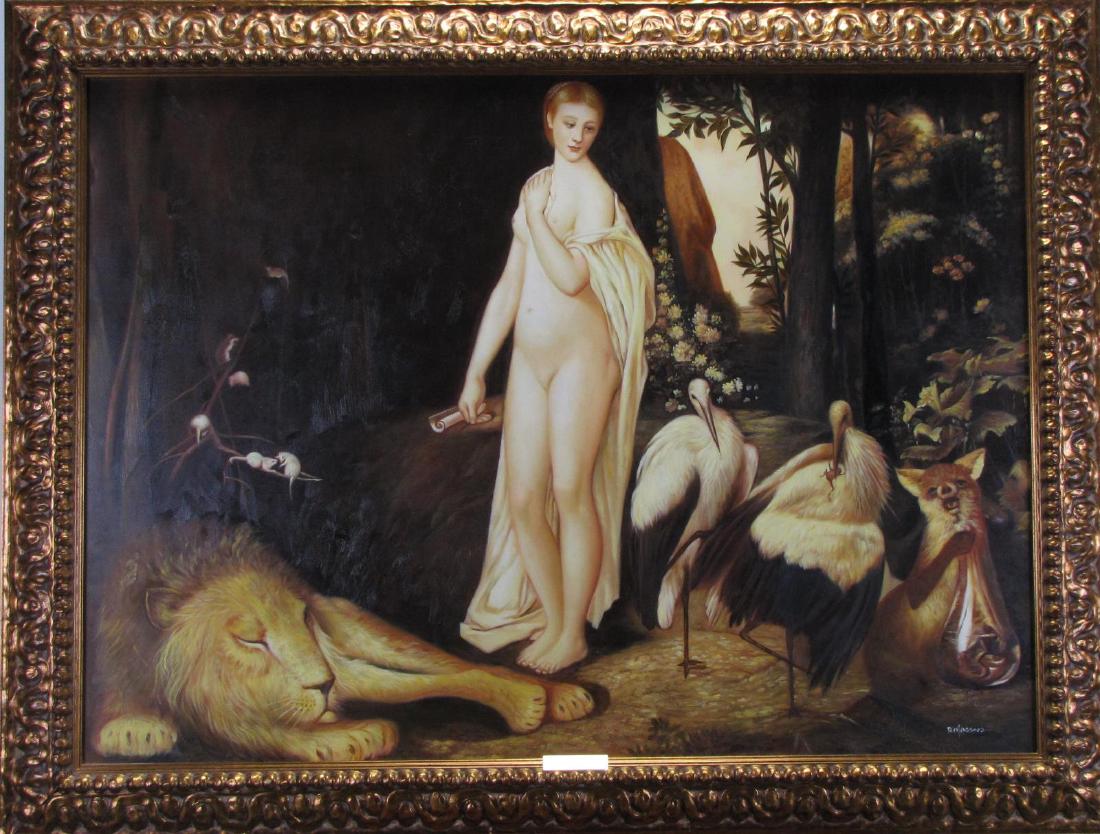 Giclee, After Gustav Klimt, "Fable" (1 of 3)