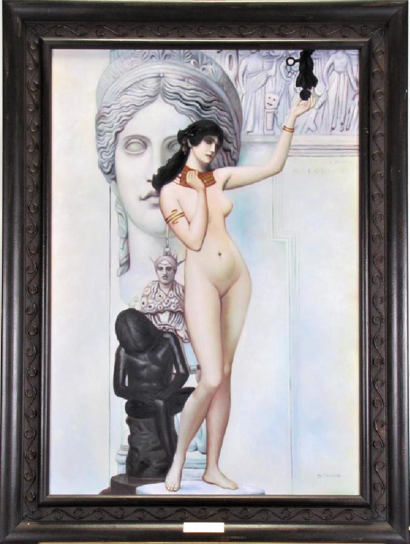 Giclee, After Gustav Klimt, "Allegory of Sculpture (1 of 3)