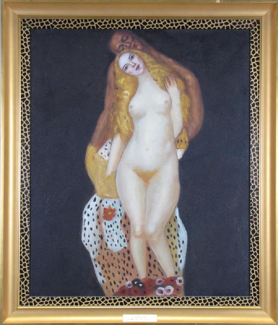 Giclee, After Gustav Klimt, "Adam and Eve" (1 of 2)