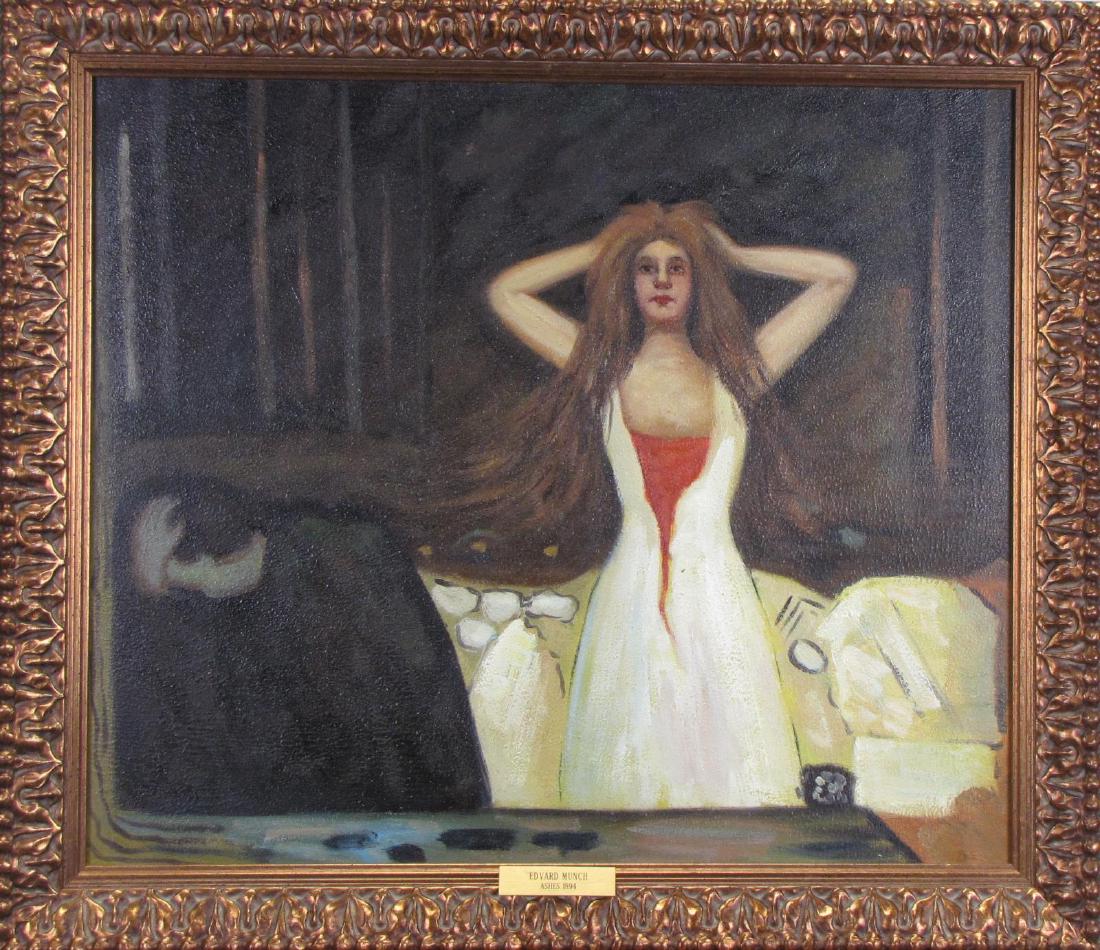 Giclee, After Edvard Munch, "Ashes" (1 of 2)