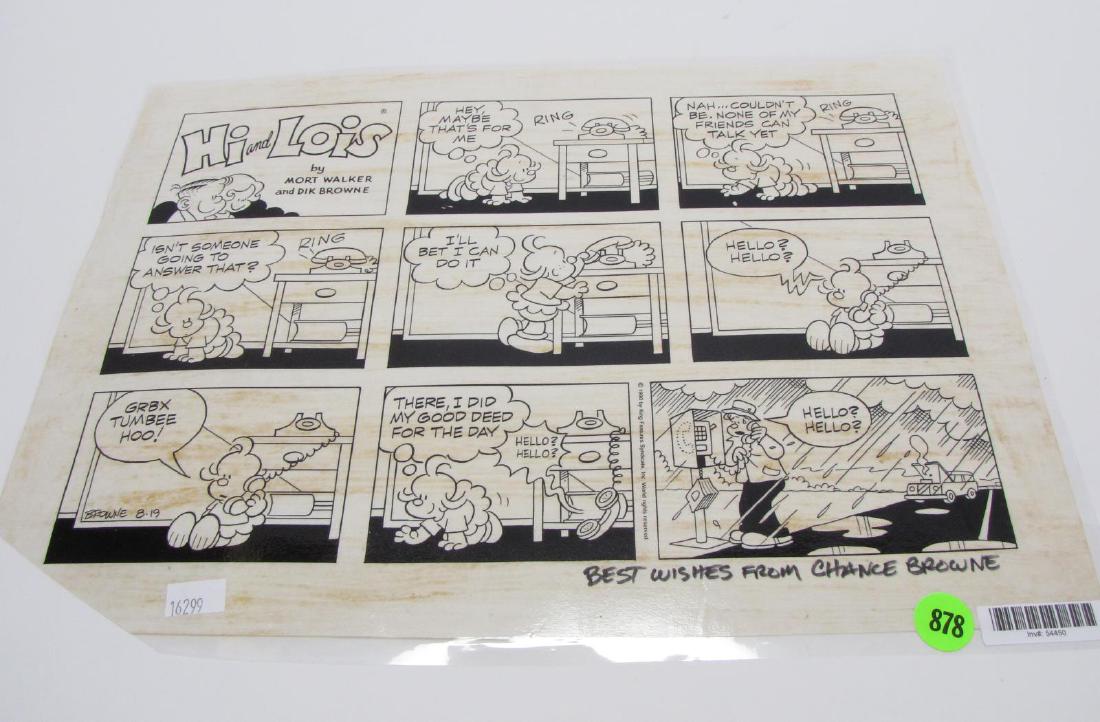 Hi and Lois Comic, Autographed (1 of 2)