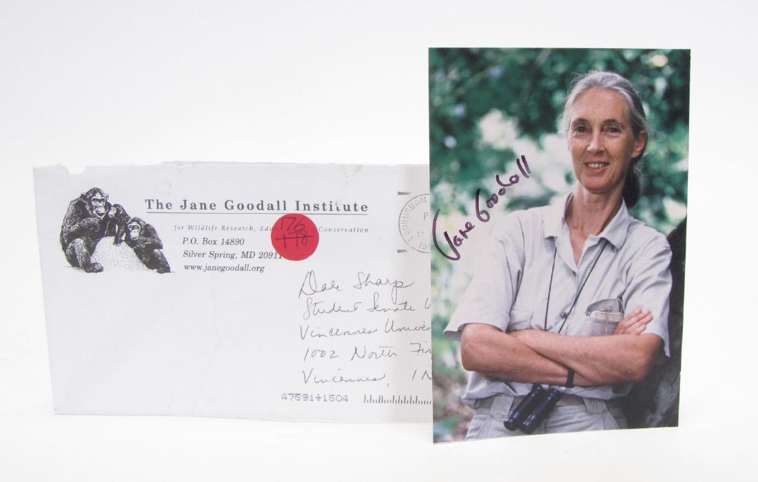 Jane Goodall Autographed Photo (1 of 2)