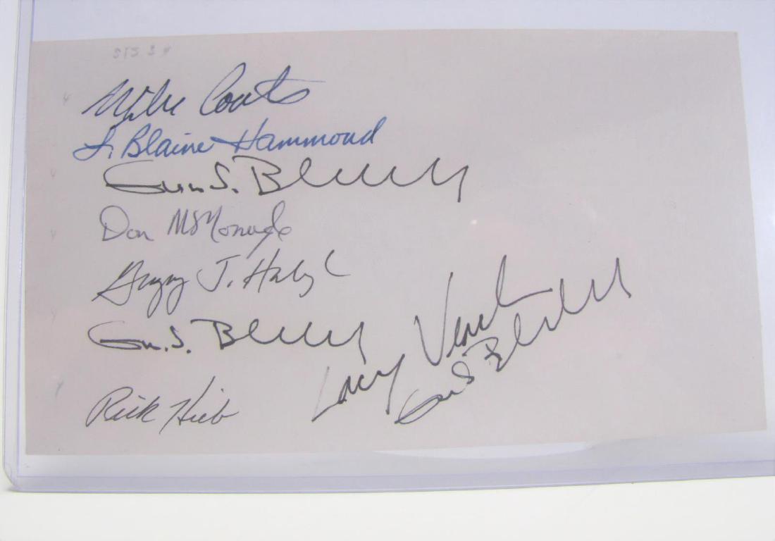 Autographs, Crew of Shuttle Mission STS 36 (1 of 1)