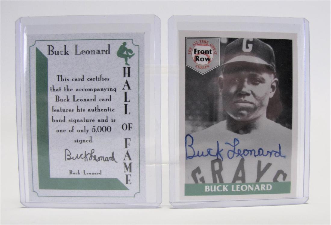 Buck Leonard Autograph Card (1 of 4)