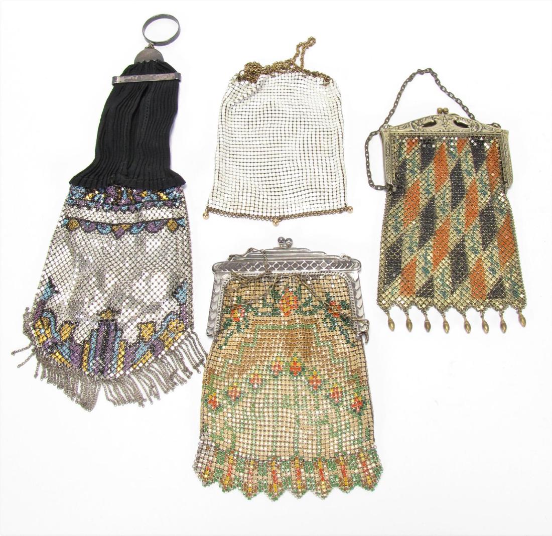 Group of Antique Enameled Mesh Purses (1 of 11)