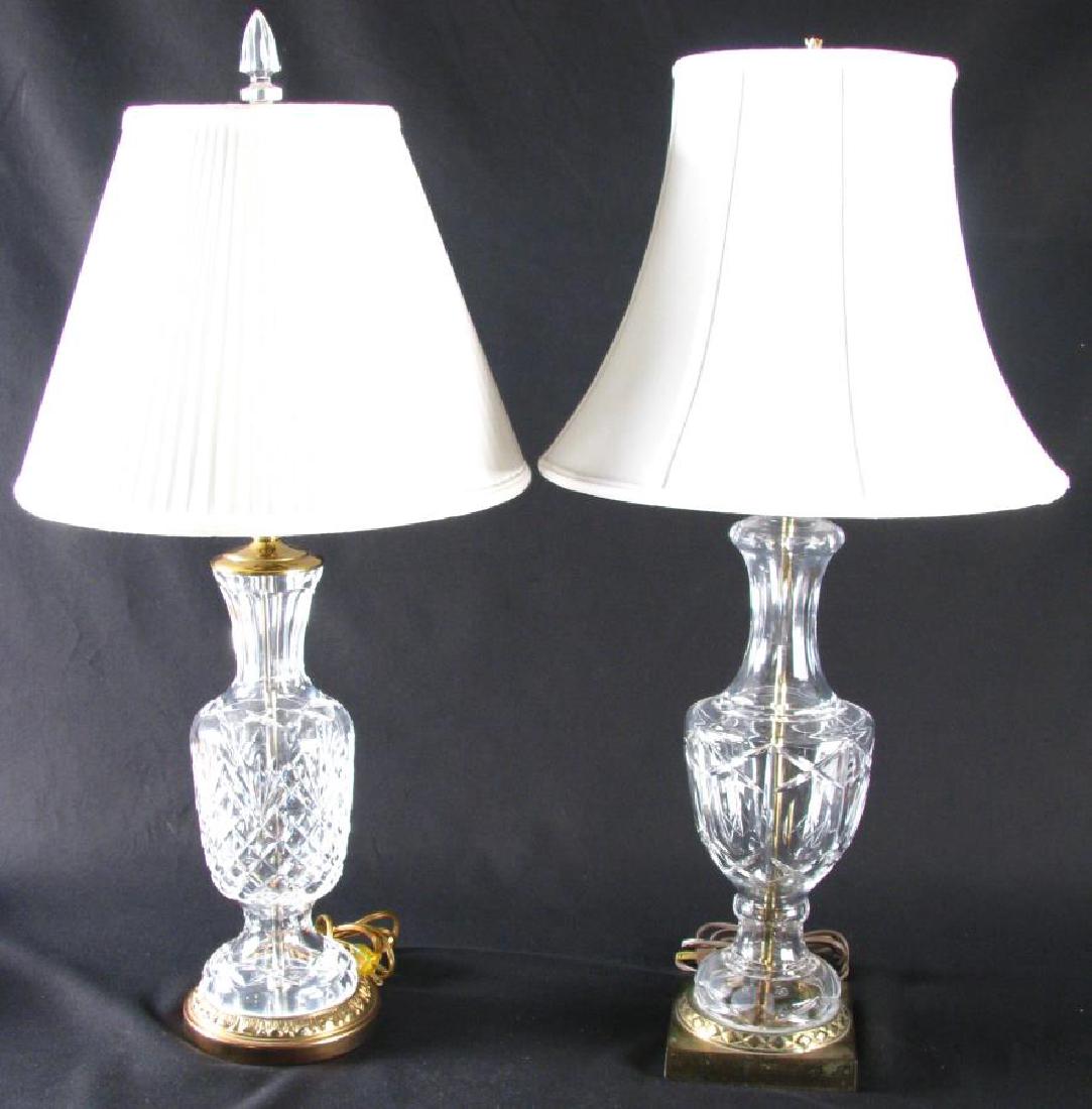 Two Waterford Crystal Lamps (1 of 7)