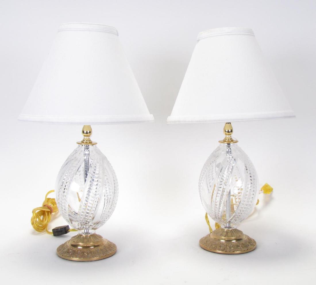 Pair of Waterford Crystal Lamps (1 of 3)