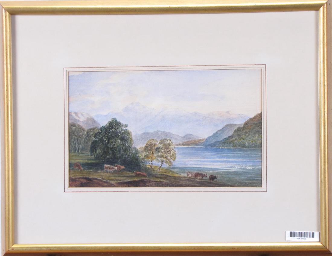 Attrib Jasper Cropsey 6x10 Mixed Med, Cows at Lake (1 of 3)