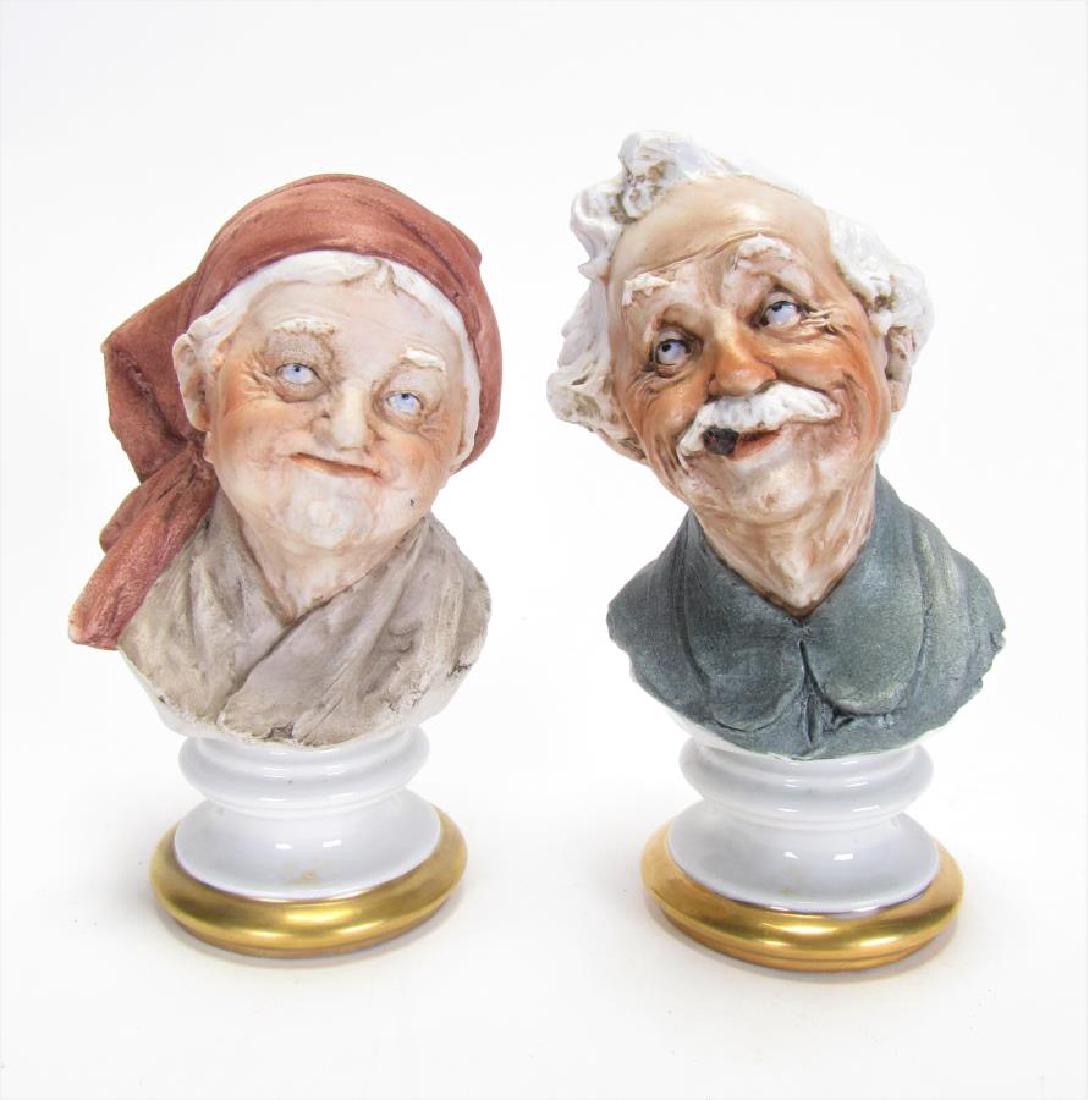 Two W. Cabrelli Porcelain Busts (1 of 9)