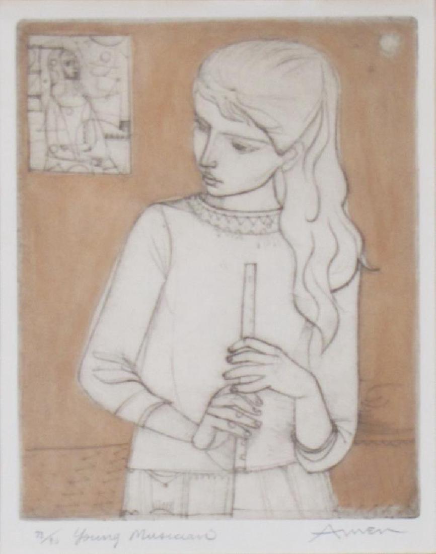 Irving Amen Ltd Edition Woodblock Print (1 of 4)