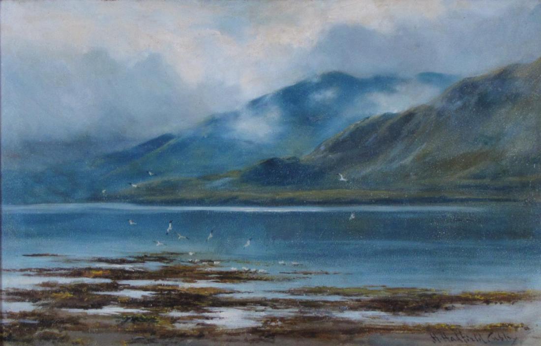 Henry Hadfield Cubley 12x19 O/B Welsh Lake (1 of 5)