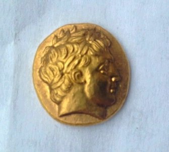 Gold stater of Philip II,weight-8,50gr.: AUTHENTIC Gold stater of Philip II MACEDONIAN KING ,Father of Alexander the Great)