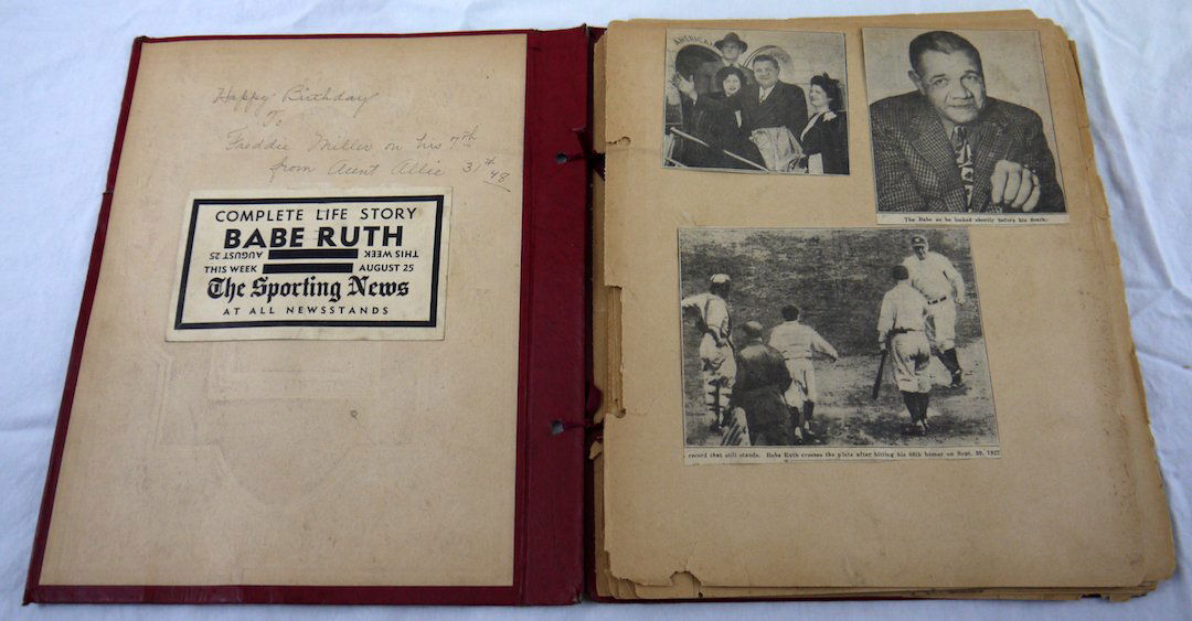 A Vintage Scrapbook Babe Ruth of Babe Ruth (1 of 10)