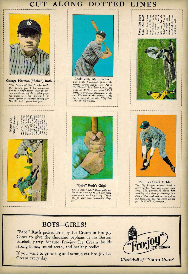 1928 Babe Ruth baseball - 1st Edition (1 of 2)