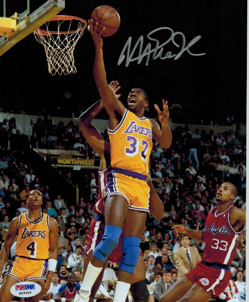 Magic Johnson - signed 8x10 COA (1 of 1)
