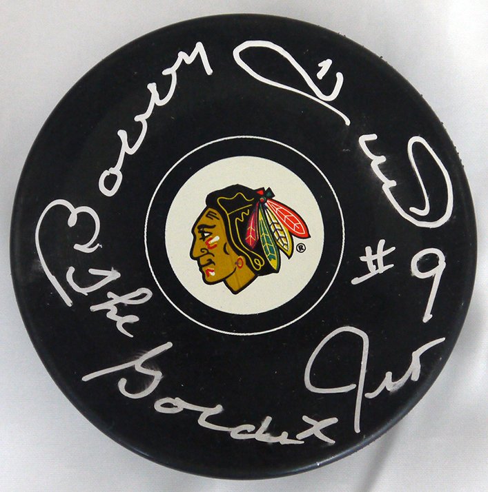 Robert Marvin Hull - Chicago Black Hawks - Signed (1 of 3)