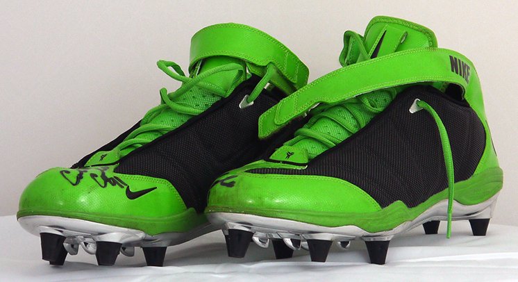 Colin Cole cleats - game worn (1 of 9)