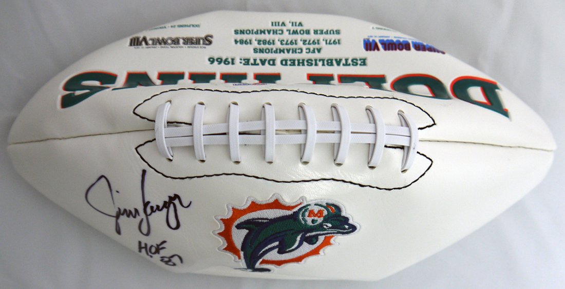 Jim Langer " HOF 1987 " Signed PSA/DNA (1 of 3)