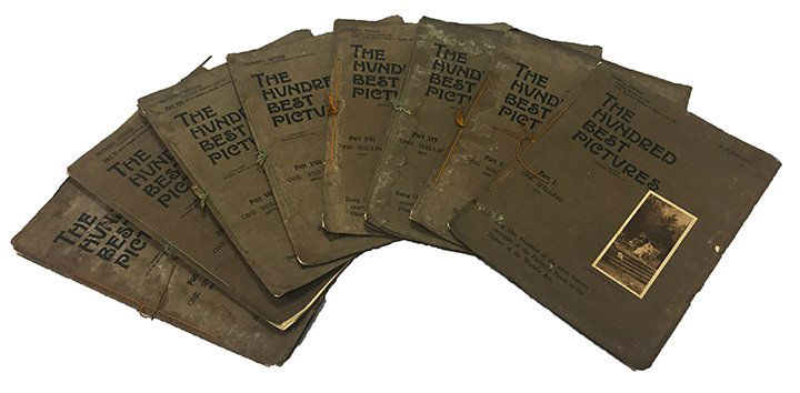 VERY RARE Hubert Letts THE HUNDRED BEST PICTURES 1901 (1 of 9)