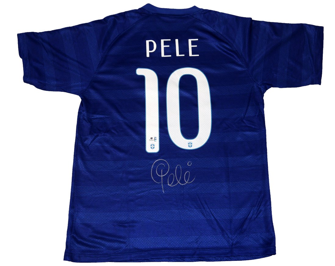 Pelé Signed Brazilian Nike Jersey - POA (1 of 3)