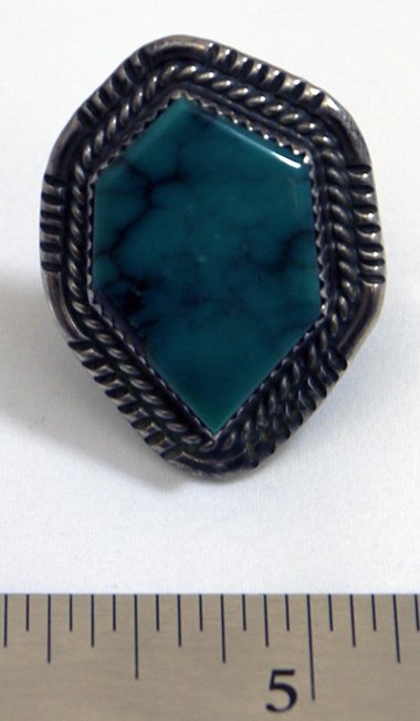 Turquoise Sterling Silver ring by M. Bengay (1 of 5)