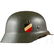 An M 35 steel helmet for the Army with both badges - 2