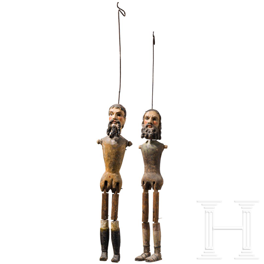 Two large German marionettes, circa 1900 (1 of 3)