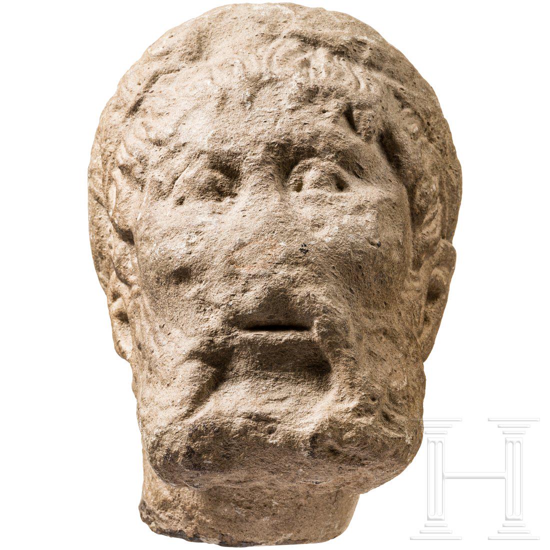 A head fragment, German, circa 1500 (1 of 4)