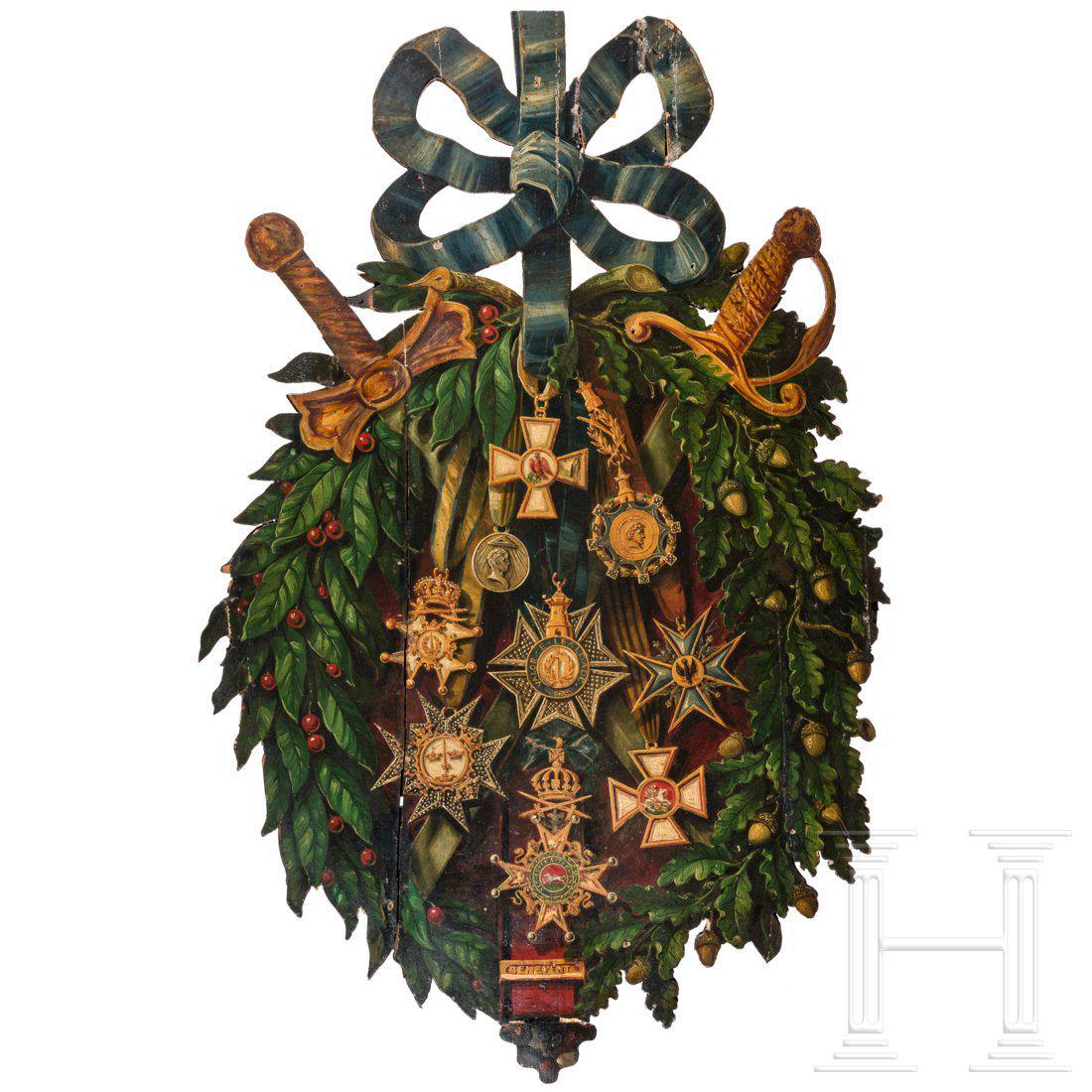 A pair of extremely decorative probably Italian wall (1 of 4)