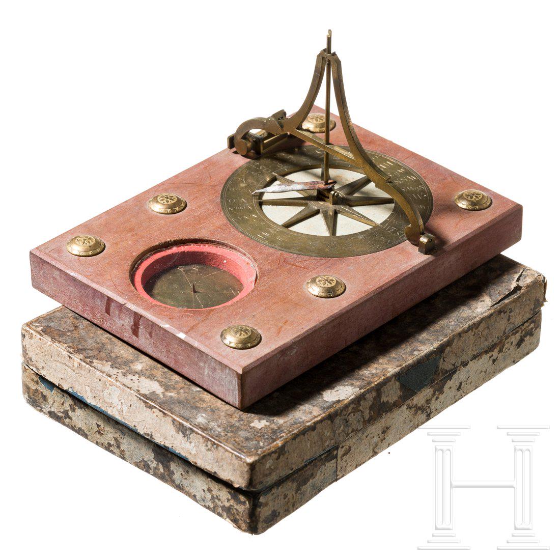 A German carriage sundial, circa 1800 (1 of 2)