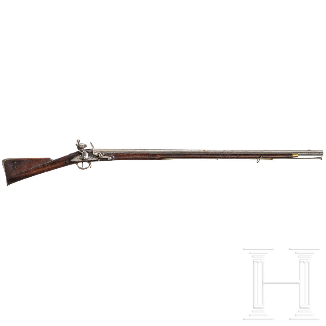 A flintlock musket, India Pattern, Tower, London, Great: A flintlock musket, India Pattern, Tower, London, Great Britain, circa 1810 Glatter Lauf im Kaliber 19 mm, Ã¼ber der Kammer diverse Abnahmen. GewÃ¶lbtes Steinschloss bezeichnet "Tower" und Krone/C
