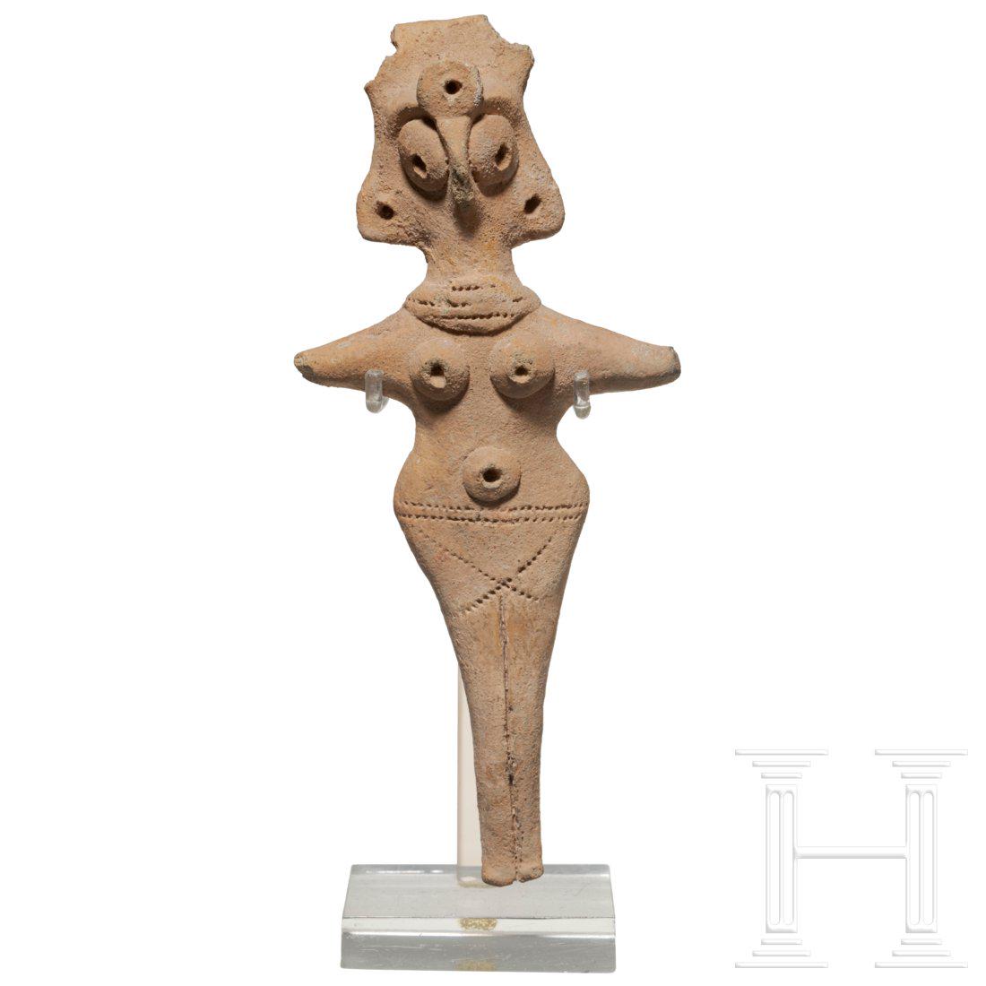 A Syro-Hittite Astarte fertility idol, terracotta, 2nd (1 of 4)