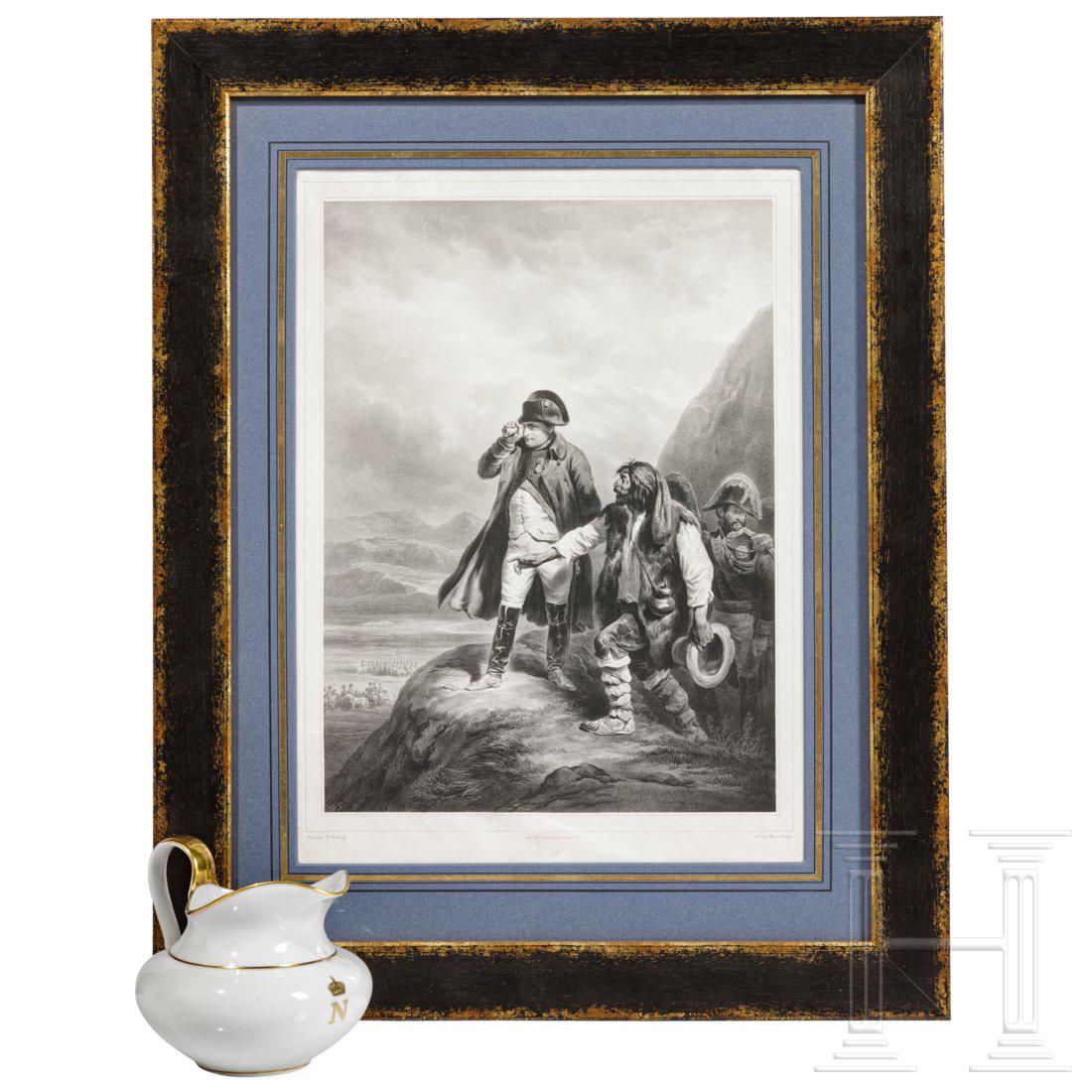 Napoleon I - a jug and a framed printing (1 of 4)