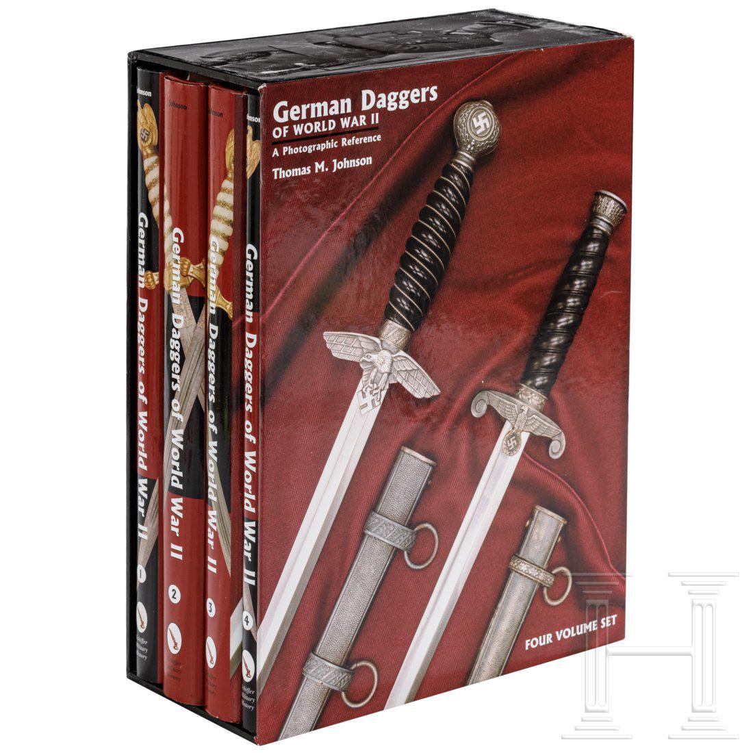 Thomas M. Johnson - "German Daggers of World War II",: Thomas M. Johnson - "German Daggers of World War II", Vol. 1 - 4Ãœppig bebilderte ReferenzbÃ¼cher Ã¼ber die Blankwaffen von Heer, Luftwaffe, Kriegsmarine, SA usw. in englischer Sprache, komplett