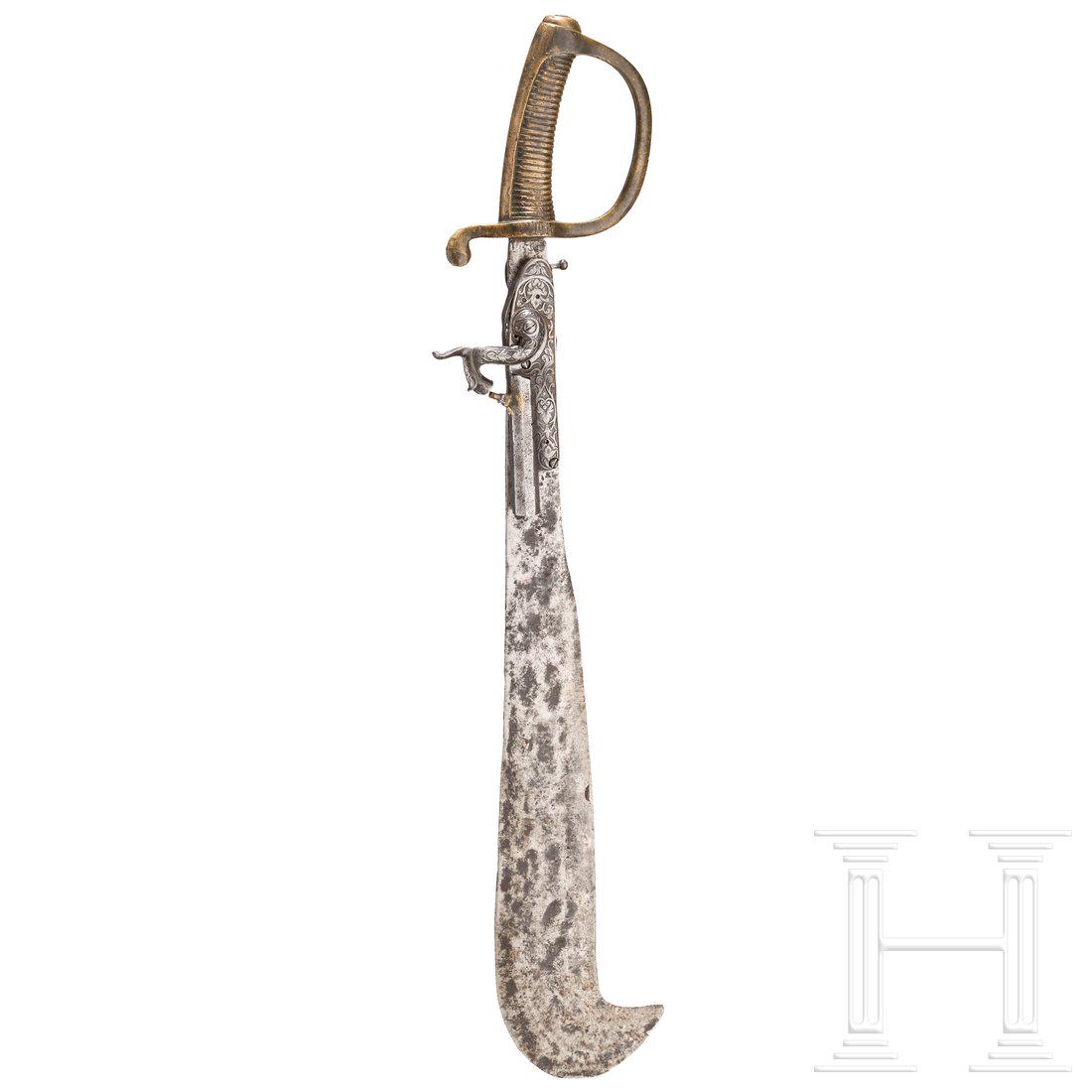 Machete mit Perkussionspistole, Sammleranfertigung (1 of 3)