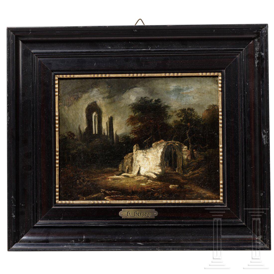 Hermann Herzog - Walkenried Ruin, German, undated (1 of 5)