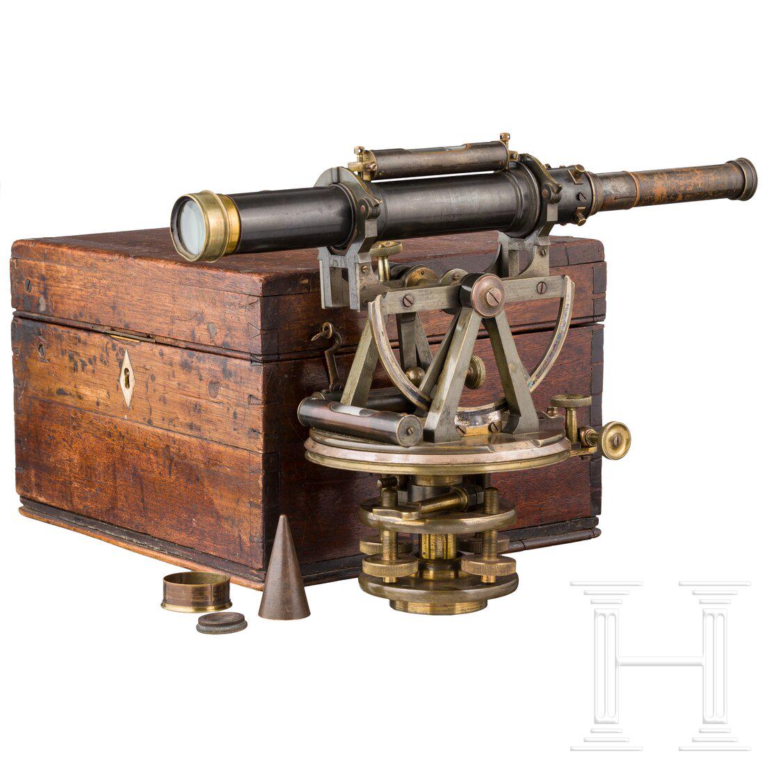 A theodolit, Troughton & Simms, London, 19th  century (1 of 3)
