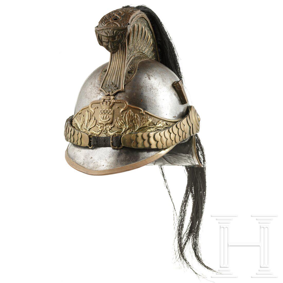 A helmet of the Garde Republicaine de Paris, circa 1875 (1 of 4)
