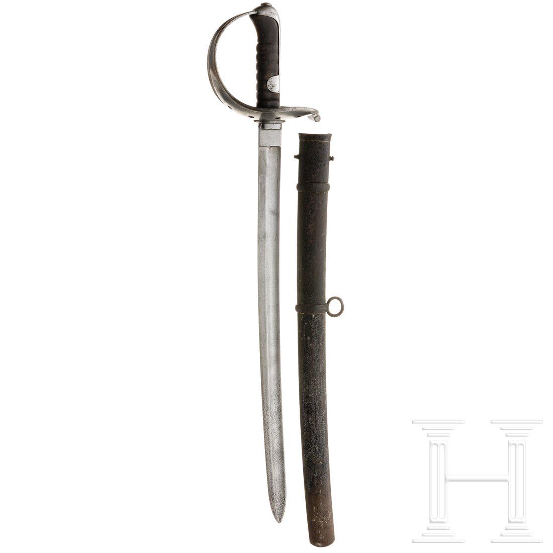 A shortened sabre M 1869 for cavalry troopers (1 of 4)