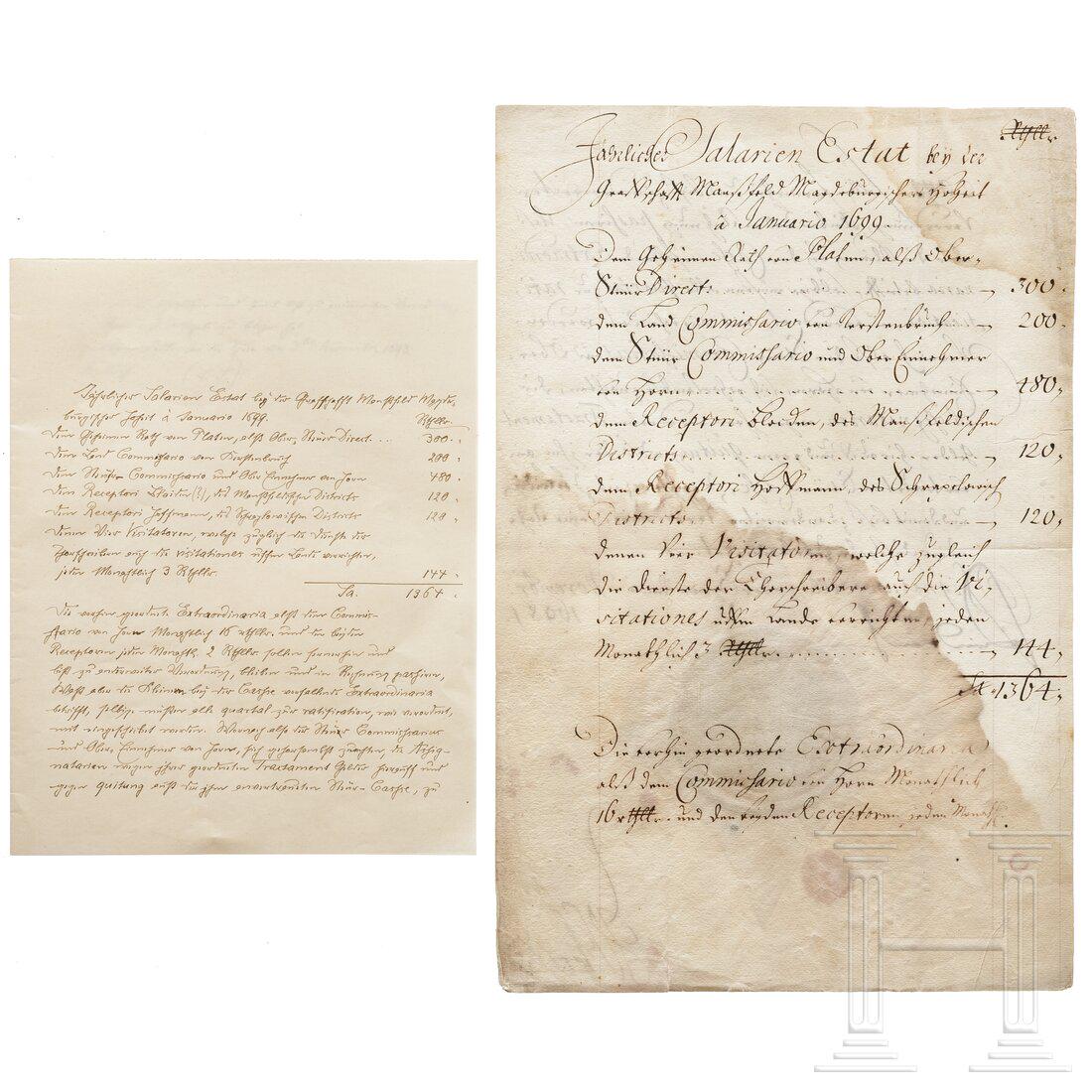 Elector Friedrich III of Brandenburg, Duke of Prussia - (1 of 3)