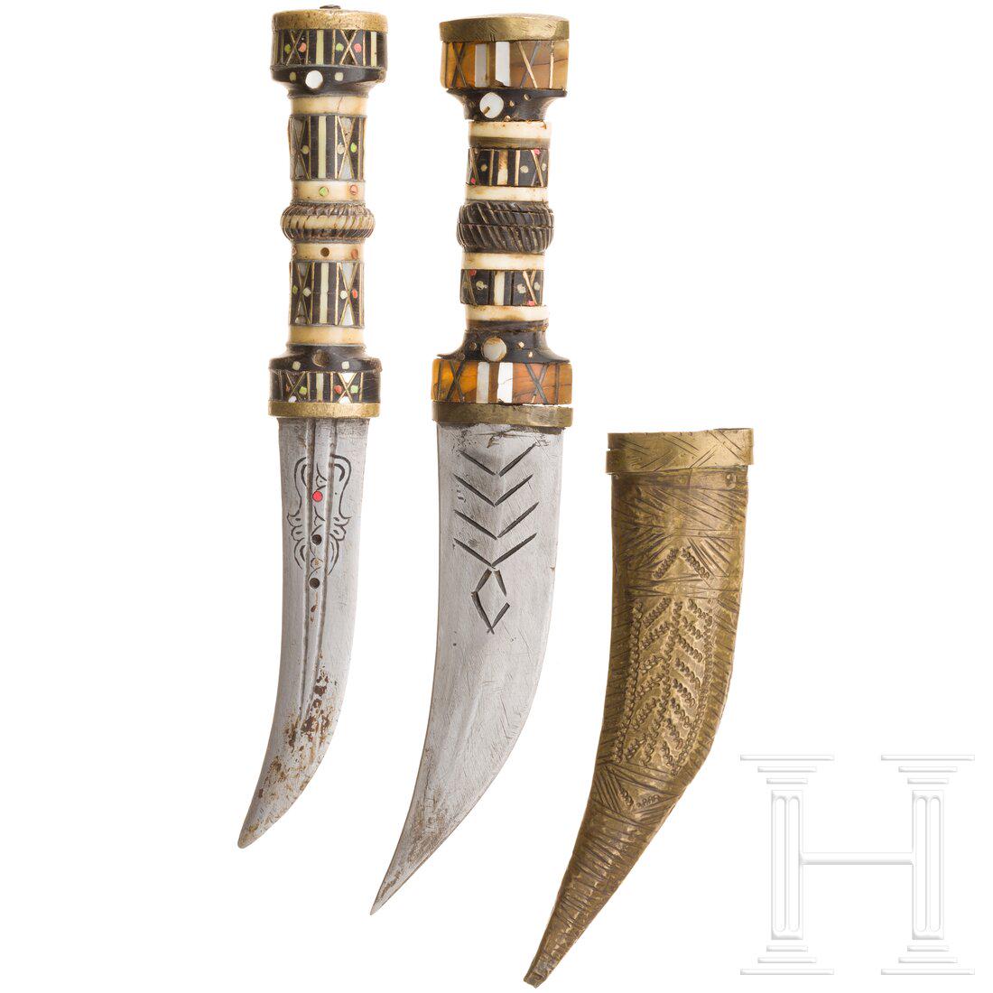 Two Syrian daggers, 19th/20th century (1 of 3)