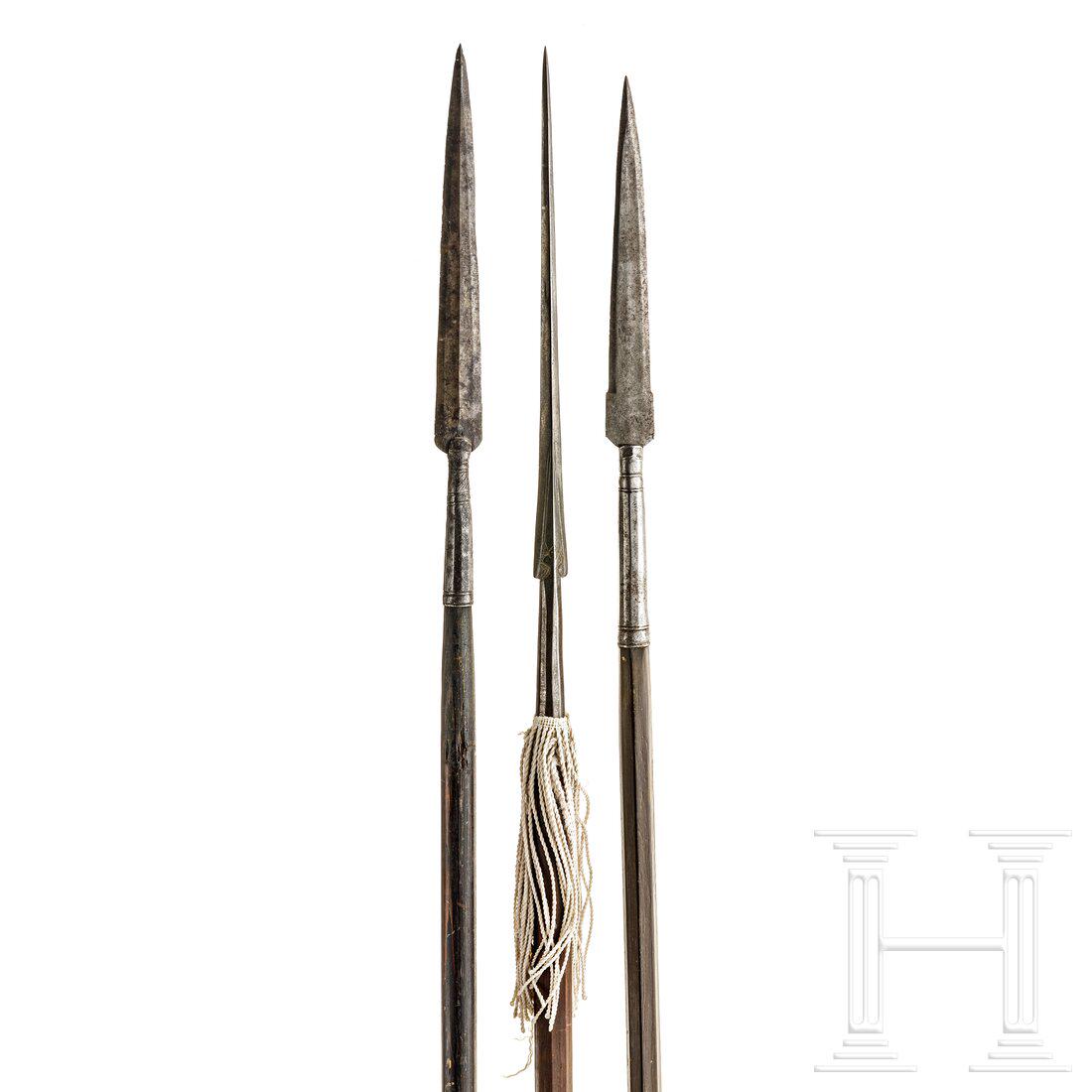 Three Indo-Persian spears, 18th/19th century (1 of 3)